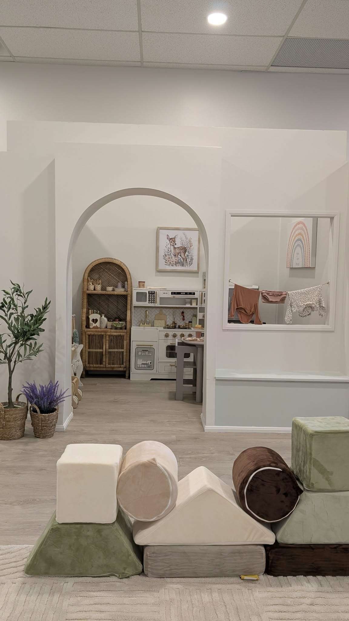 My Little Village & Co. logo and play space